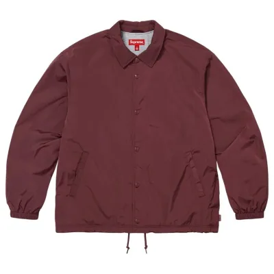 SUPREME COACHES JACKET BURGUNDY