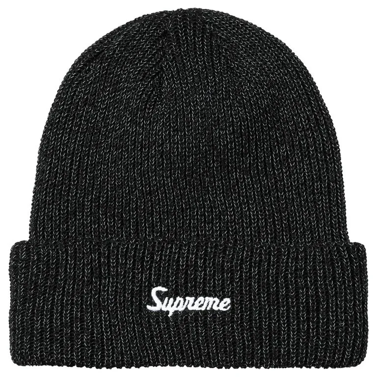 SUPREME LOOSE GAUGE BLACK REFLECTIVE