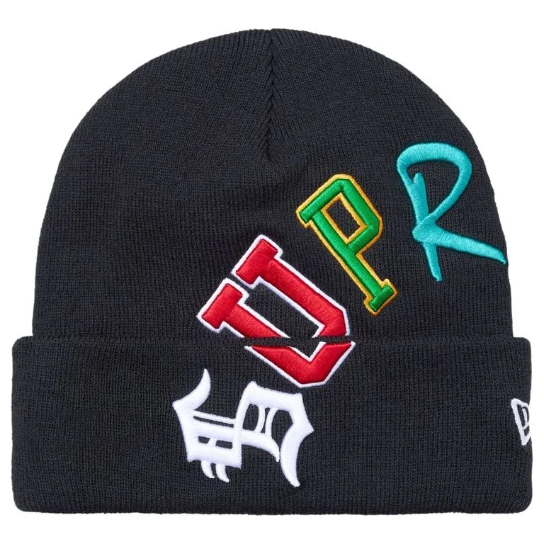 SUPREME NEW ERA ARC BEANIE NAVY