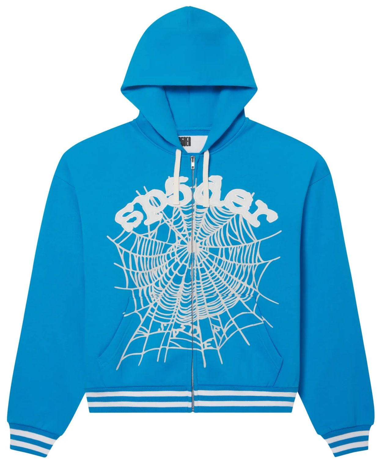 SP5DER ATLANTIC OG LOGO STRIPE ZIP HOODIE