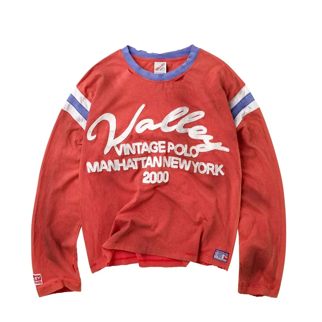 VALE VINTAGE JERSEY LS RED