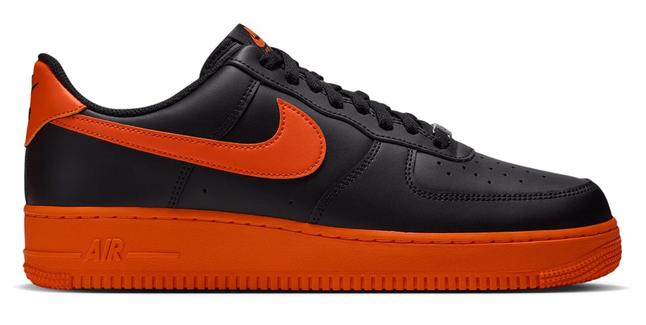 NIKE AF1 LOW BLACK SAFETY ORANGE