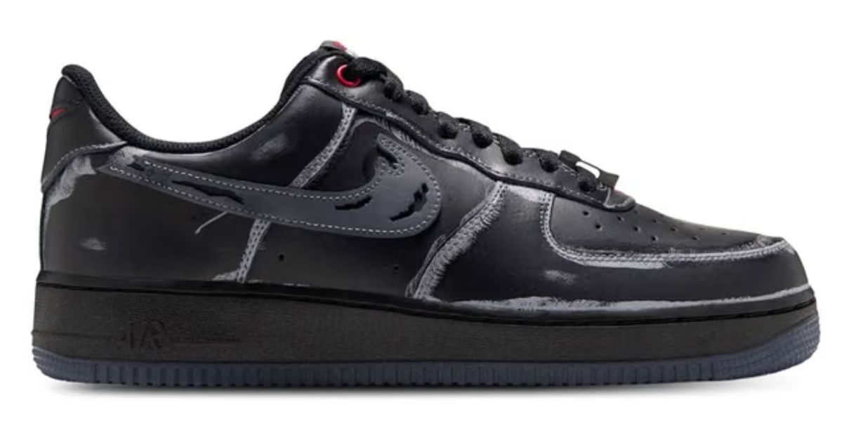 NIKE AF1 LOW BLACK SCREAM