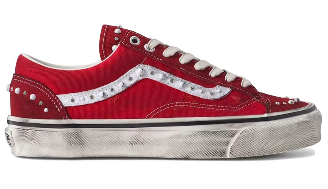 VANS LX OLD SKOOL PEARLIZED RED