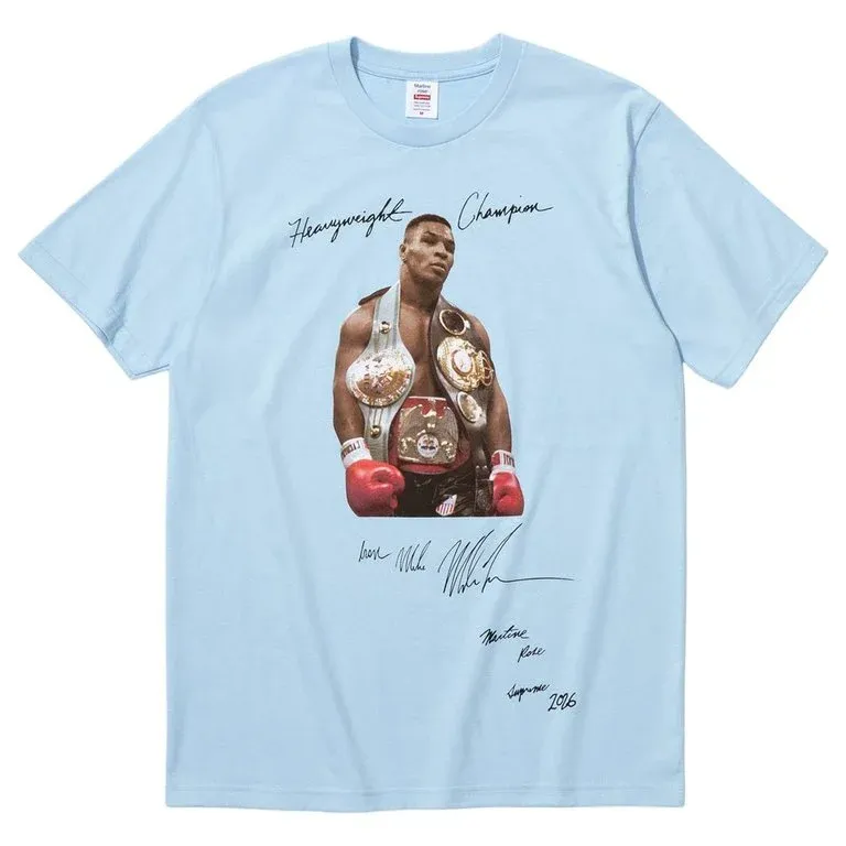 SUPREME MARTINE ROSE CHAMPION TEE POWDER BLUE