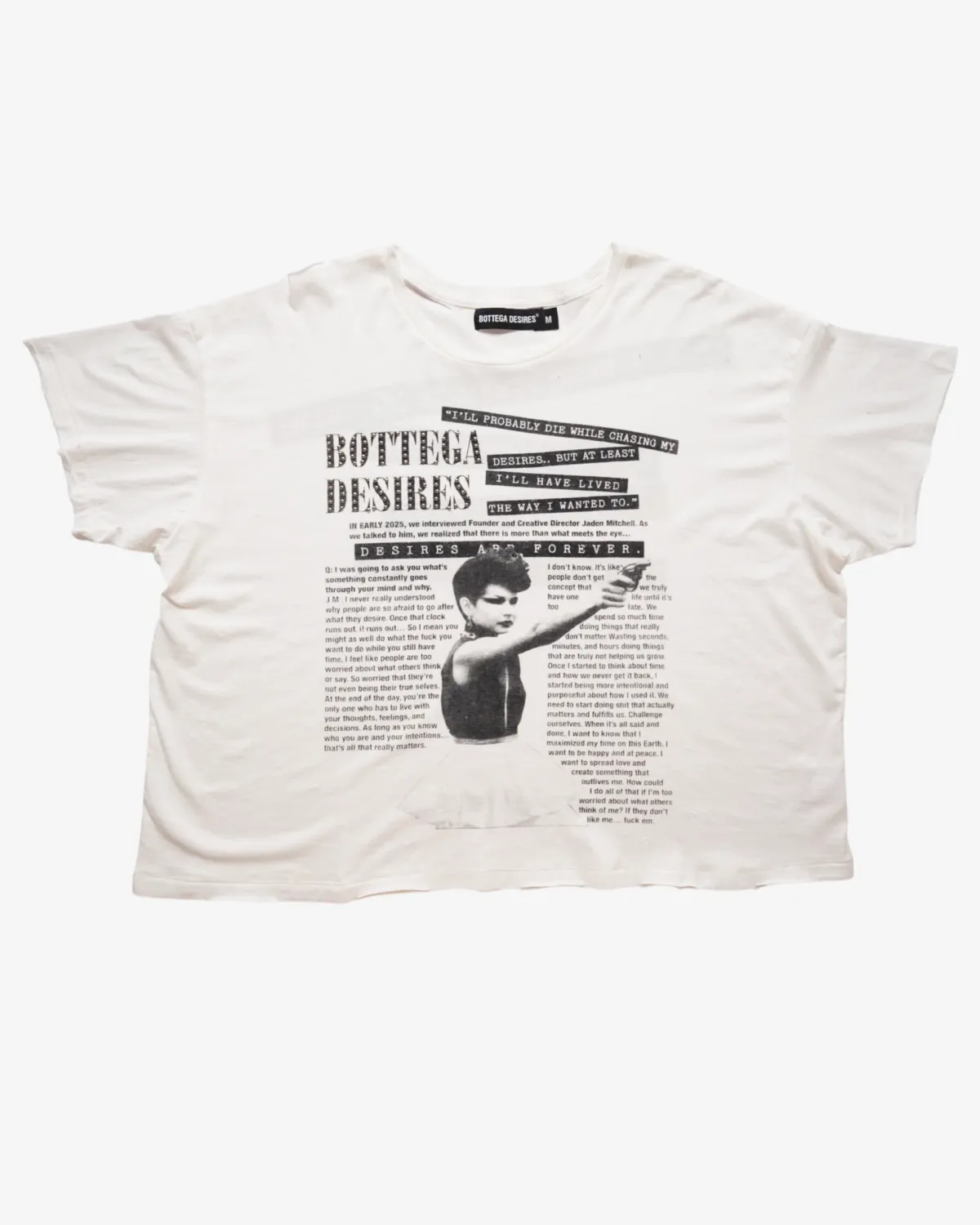 BOTTEGA DESIRES INTERVIEW TEE