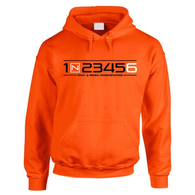 Orange Graphic Hoodie
