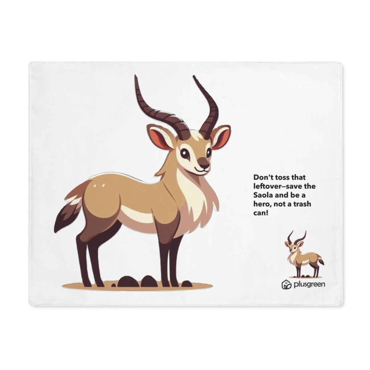 Saola Placemat, 1pc