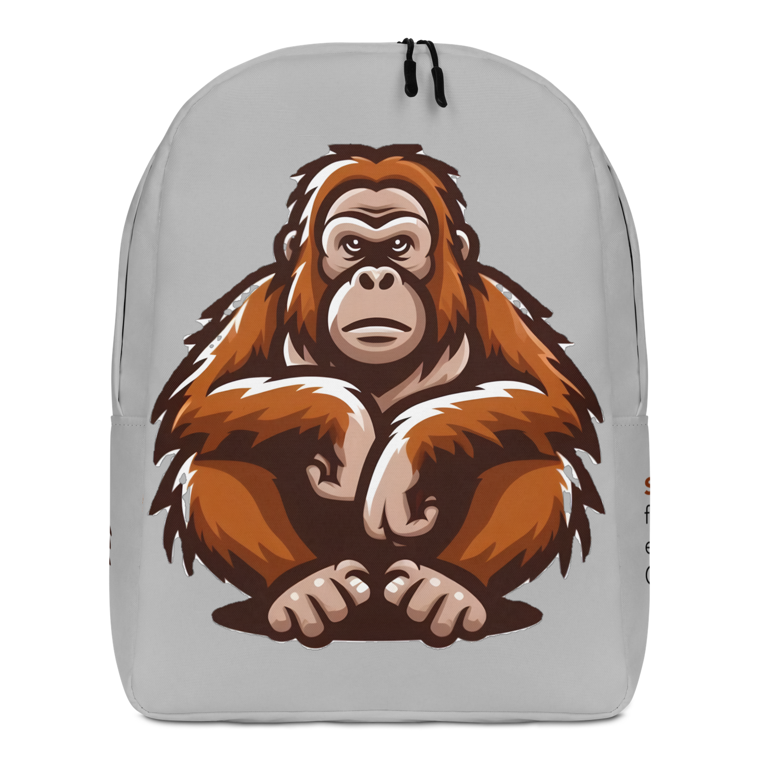 Bold Orangutan Backpack (Silver)
