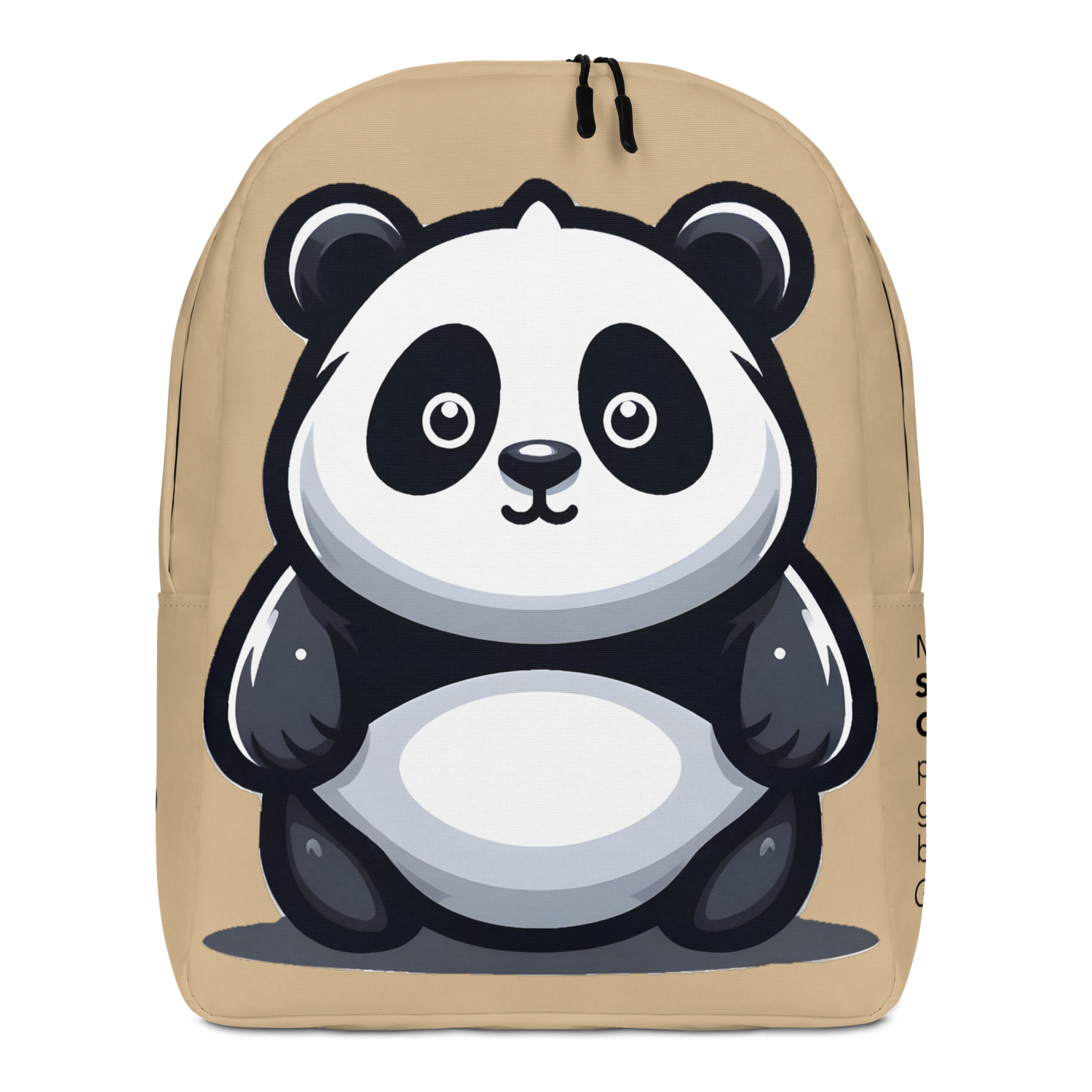 Bold Giant Panda Backpack (Tan)