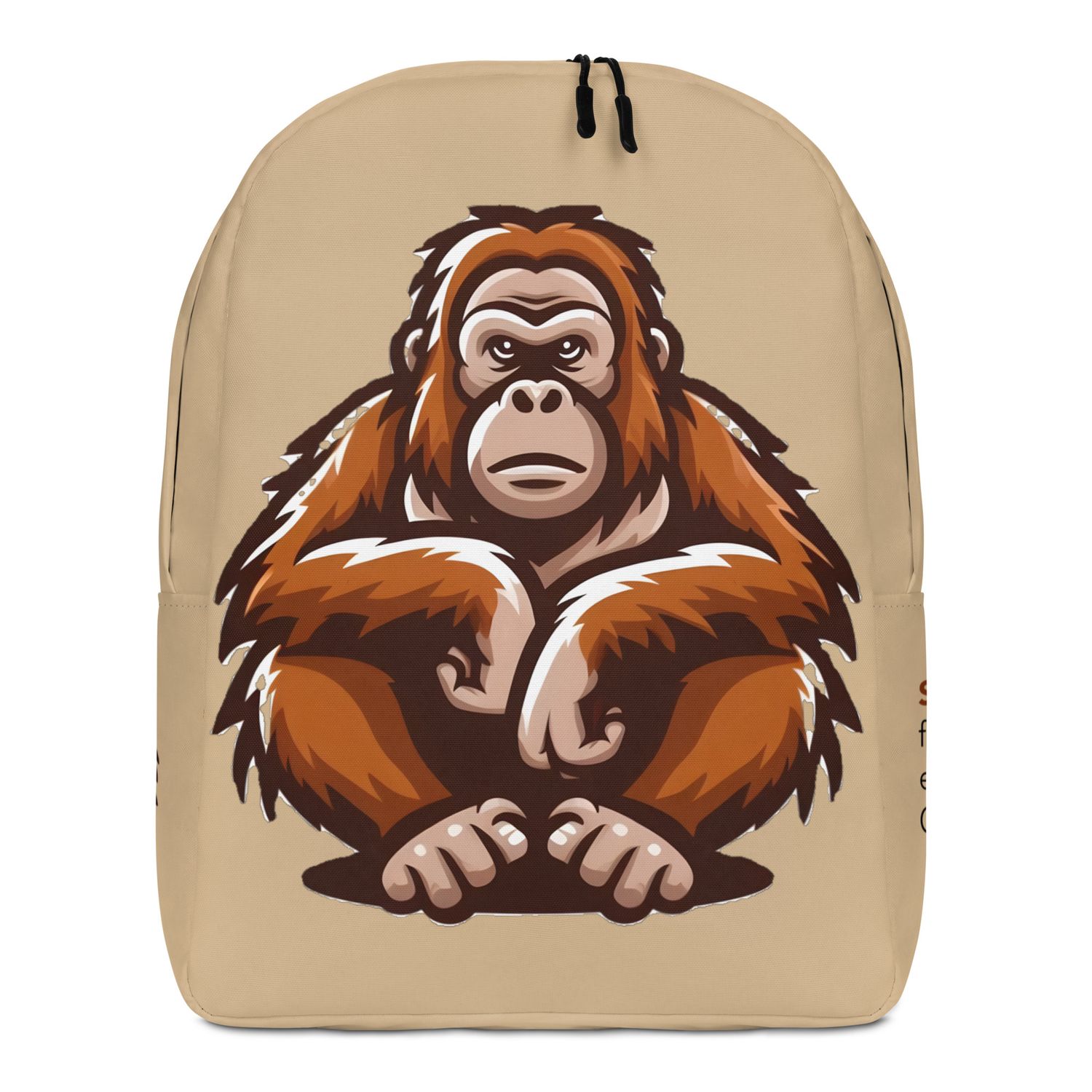 Bold Orangutan Backpack (Tan)