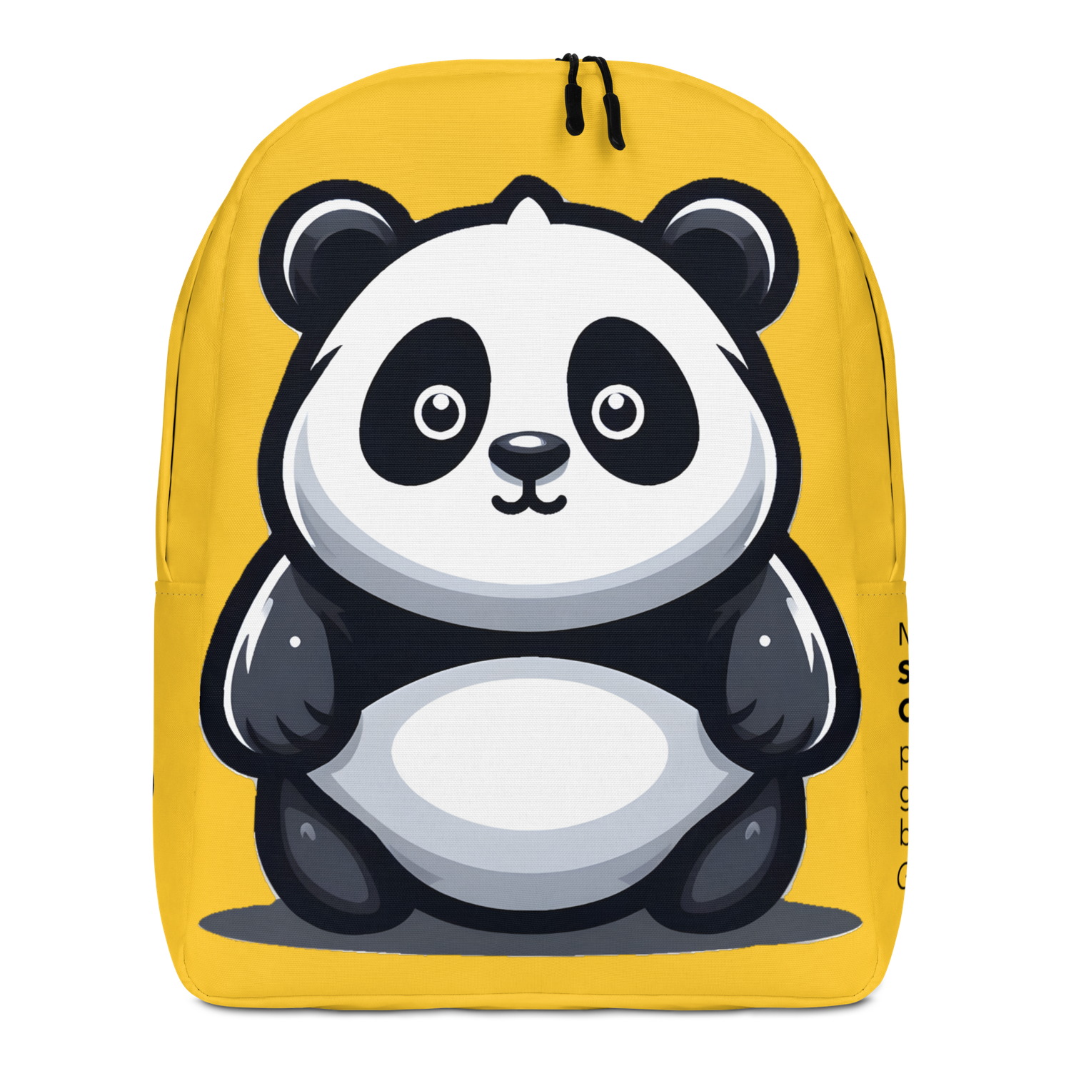 Bold Giant Panda Backpack (Yellow)