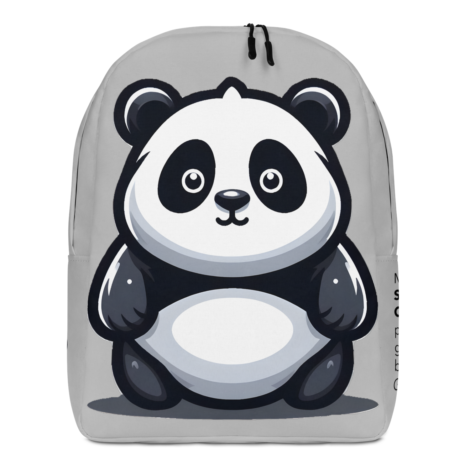 Bold Giant Panda Backpack (Silver)