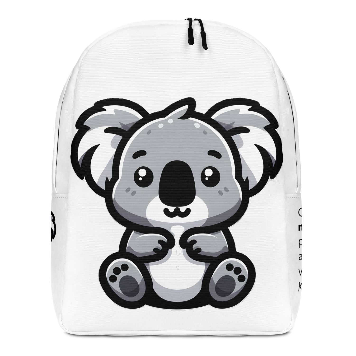Bold Koala Backpack (White)