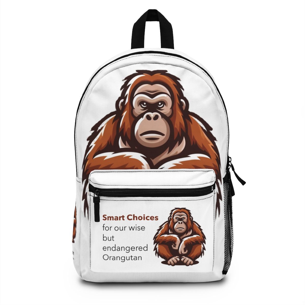 Orangutan Backpack (White)