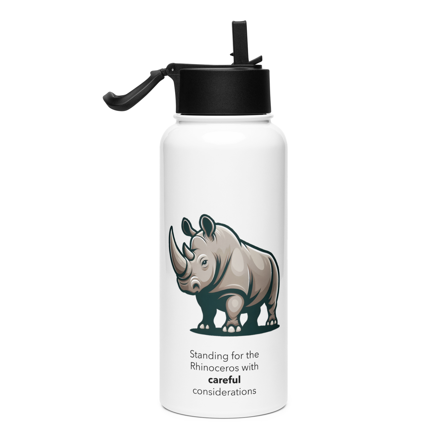 Rhinoceros Stainless Steel Water Bottle