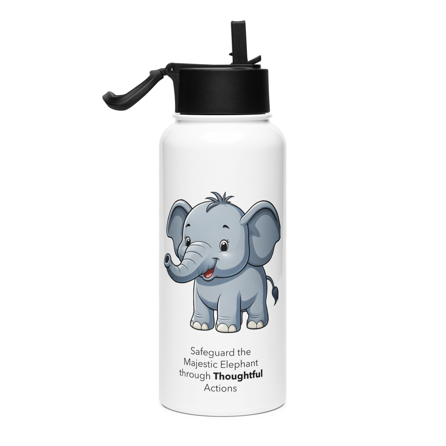 Elephant Stainless Steel Water Bottle