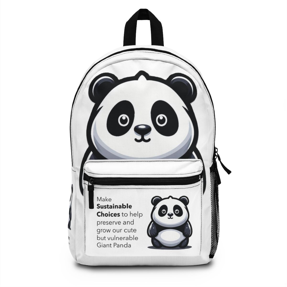 Giant Panda Backpack (White)