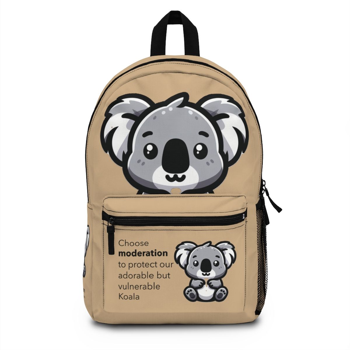 Cute Koala Backpack (Tan)