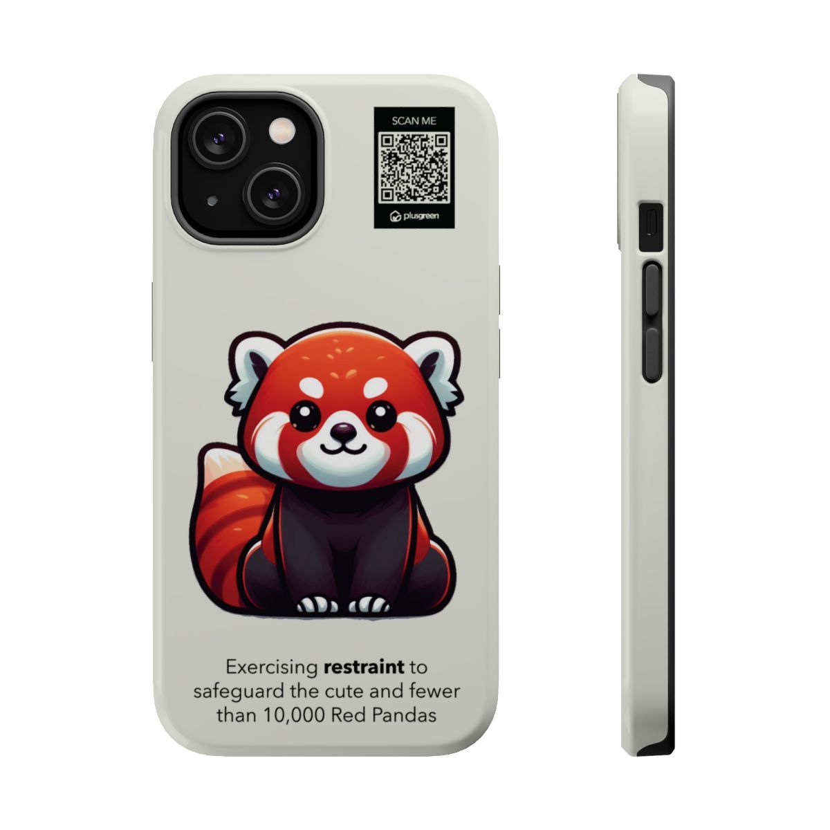 Red Panda Phone Case - MagSafe® compatible (Tough, Moon Mist)