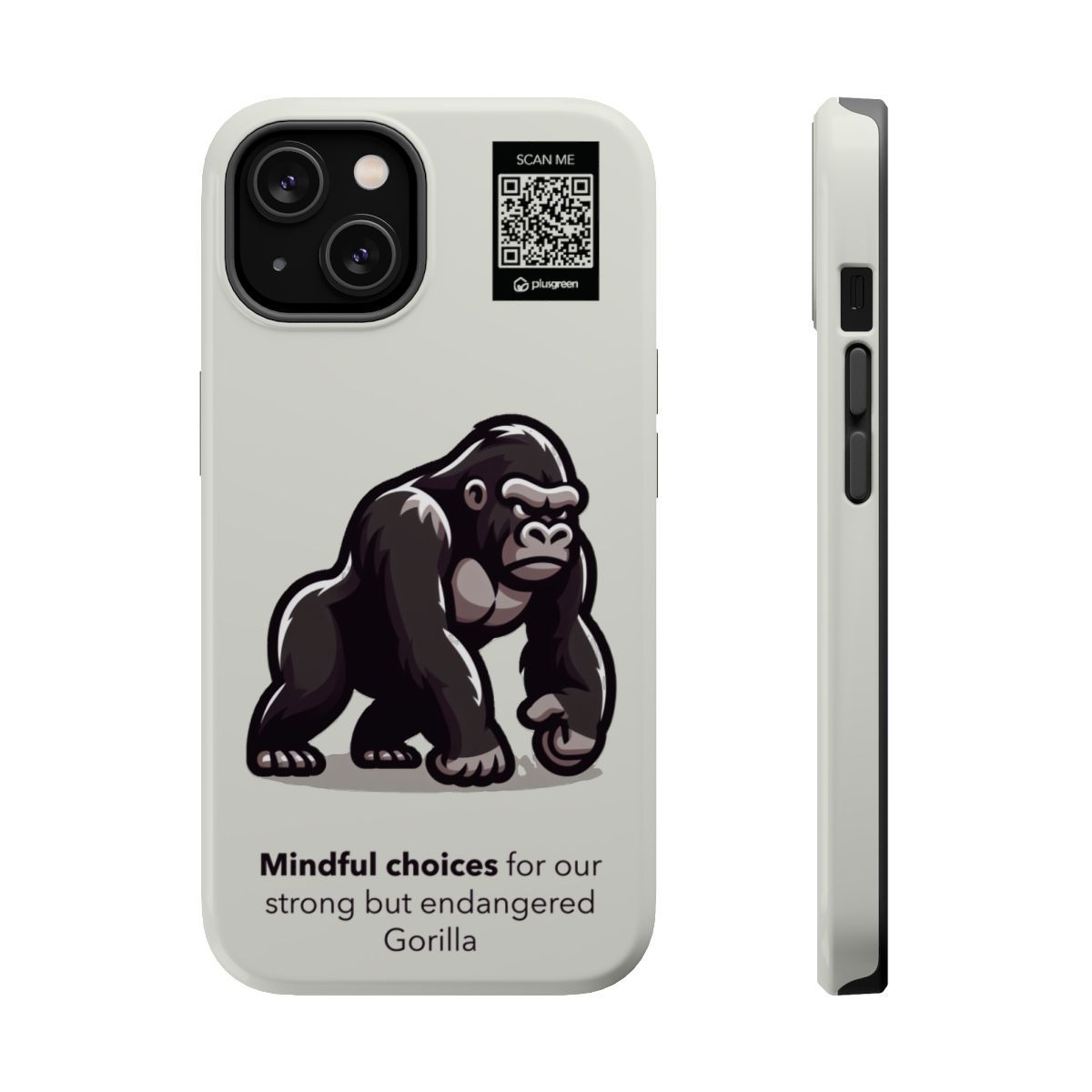 Gorilla Phone Case - MagSafe® compatible (Tough, Moon Mist)
