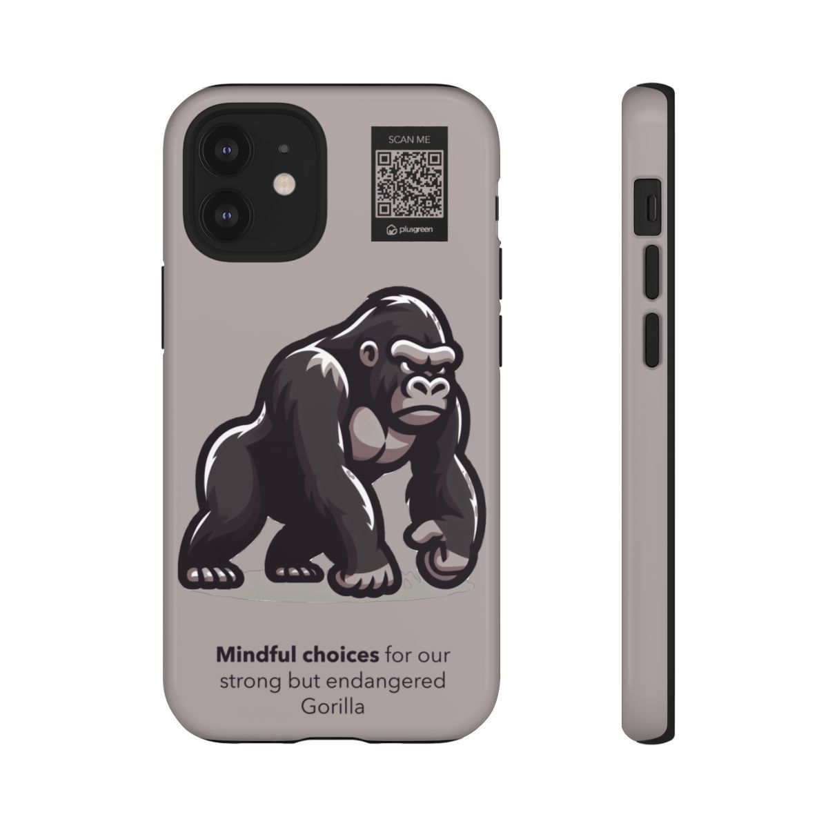 Gorilla Phone Case (Tough, Rose Quartz)