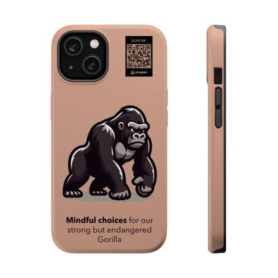 Gorilla Phone Case - MagSafe® compatible (Tough, Pale Taupe)