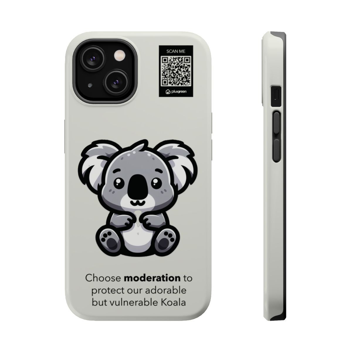 Koala Phone Case - MagSafe® compatible (Tough, Moon Mist)