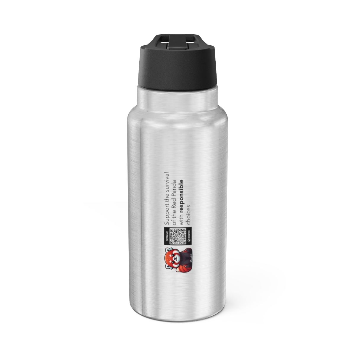 Low profile Red Panda tumbler - 32oz (0,95 l)