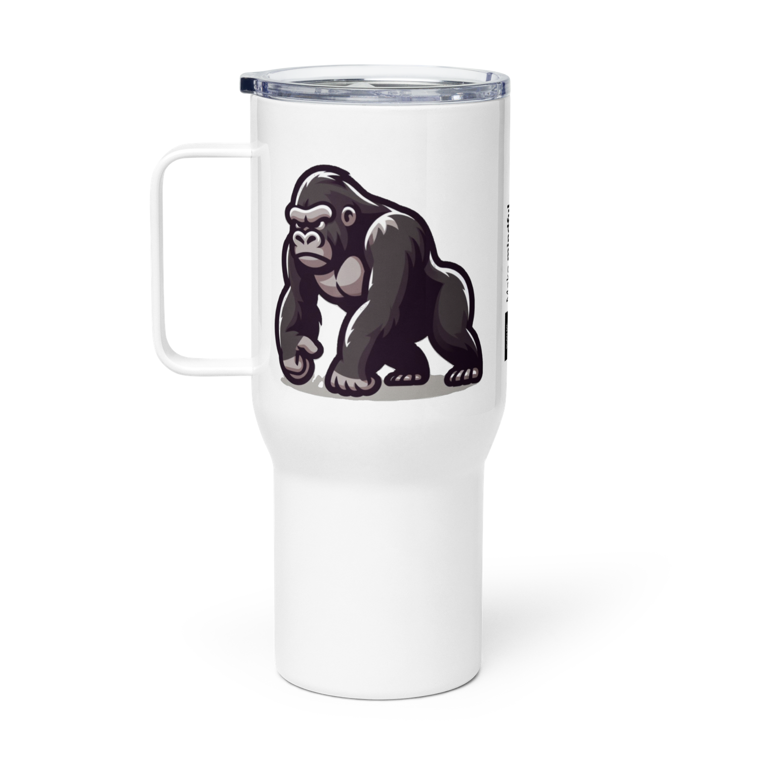 Gorilla Travel mug with a handle