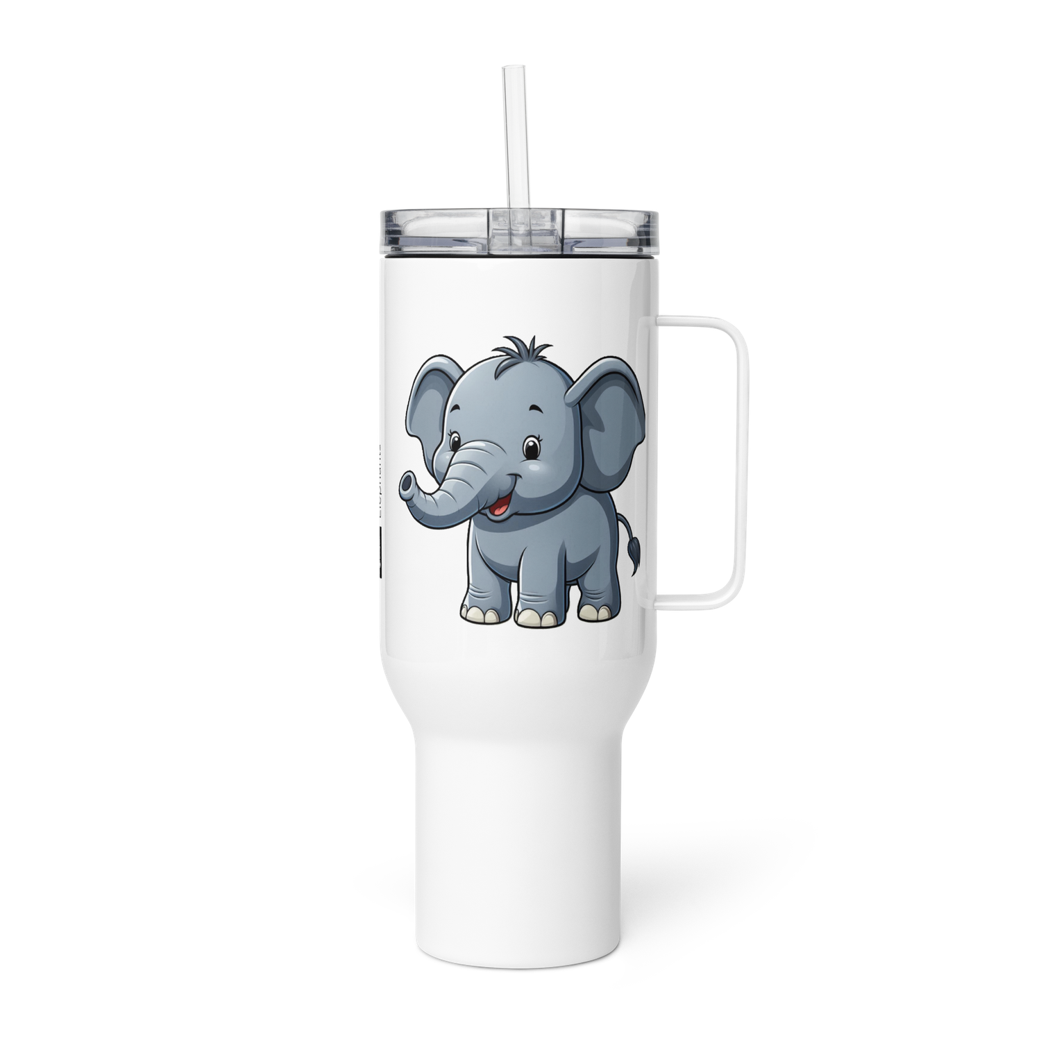 Elephant Travel mug with a handle