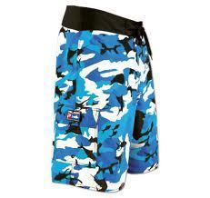 FISHCAMO SHORTS BLUE