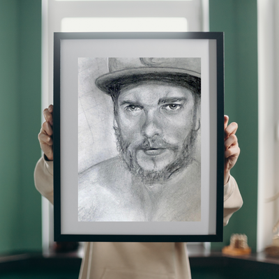Custom Portrait(Person/Pet) - Black &amp; White