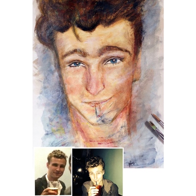 Custom Portrait(Person/Pet) - Acrylic color