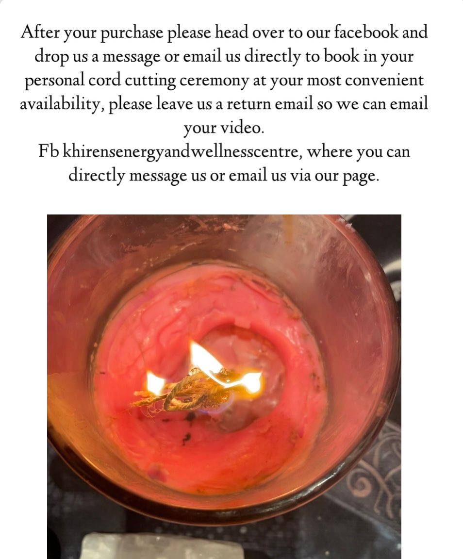 Crystal Cord Cutting Ceremony reconnect - disconnect.
