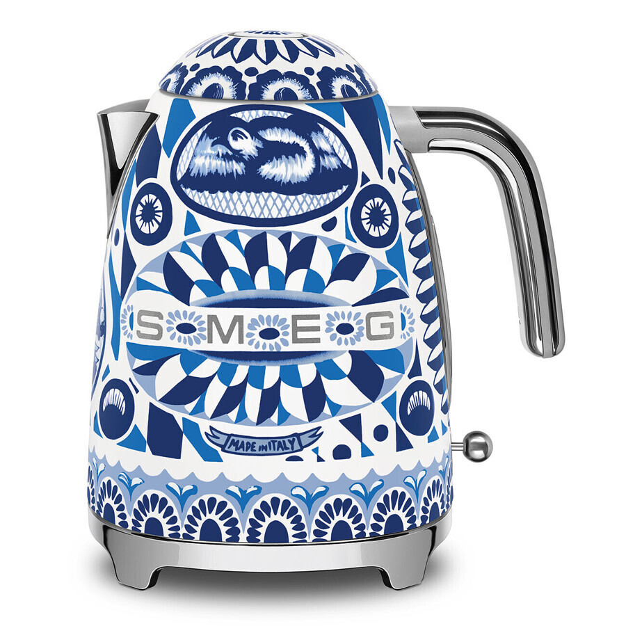 Smeg Kettle Dolce and Gabbana Blu