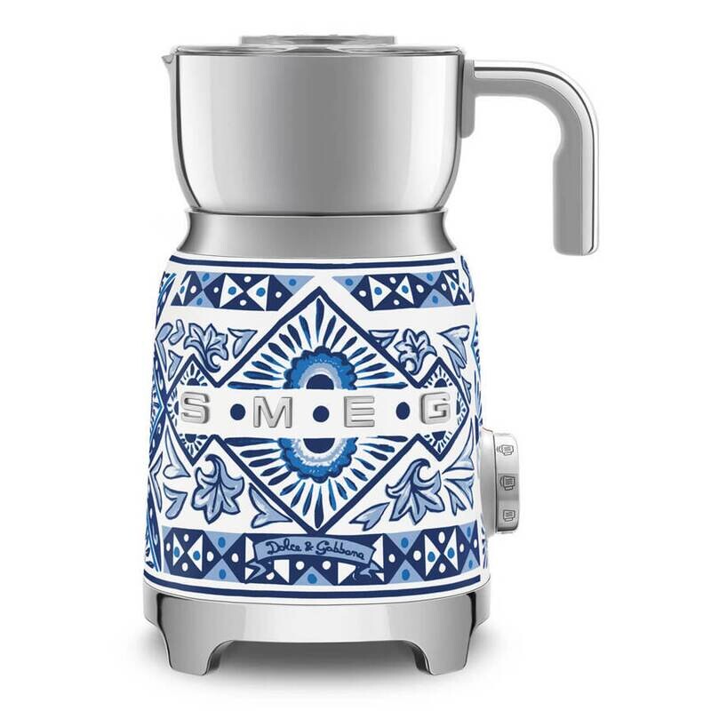 Smeg Milk Frother Dolce and Gabbana Blu