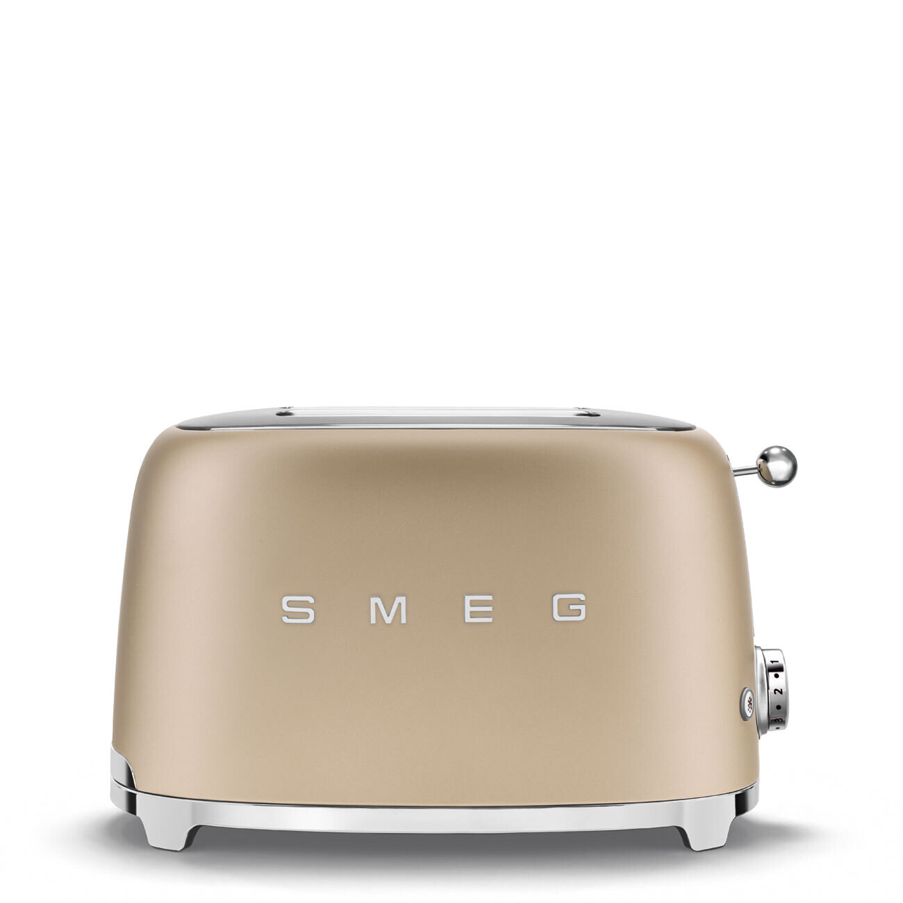Smeg 2 Slice Toaster Champagne Matt