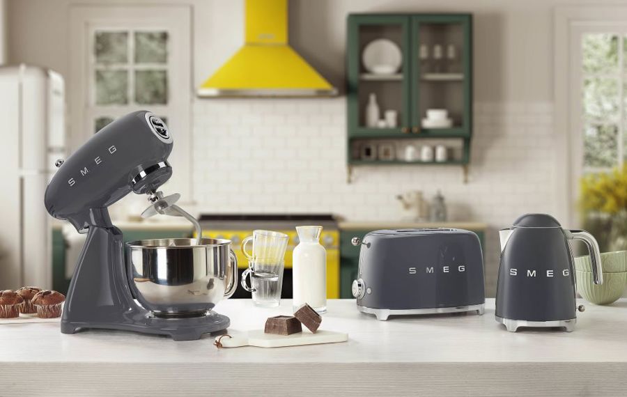 Smeg 2 Slice Toaster Slate Grey