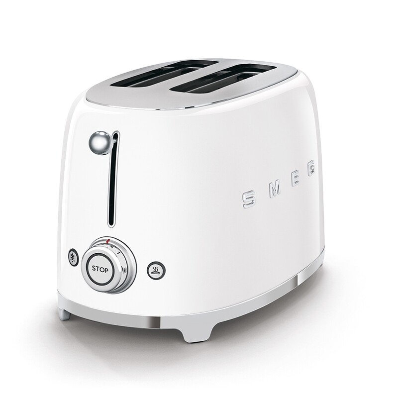 Smeg 2 Slice Toaster White