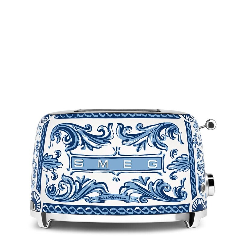 Smeg 2 Slice Toaster Dolce and Gabbana Blu