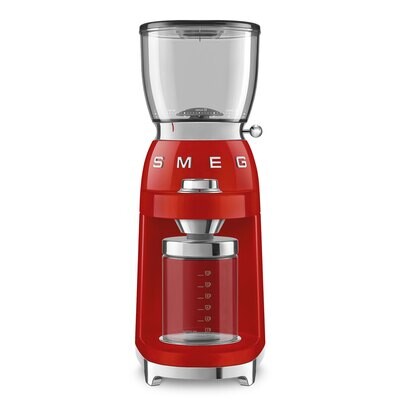 Smeg Coffee Grinder Red