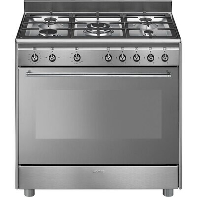 Smeg Cooker with Gas Hob 90x60 cm