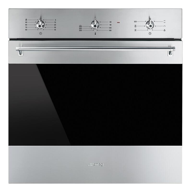 Smeg Electric Oven Classic Stainless Steel 60 cm