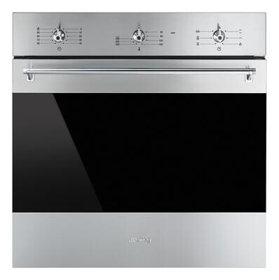 Smeg Electric Oven Classic Stainless Steel 60 cm