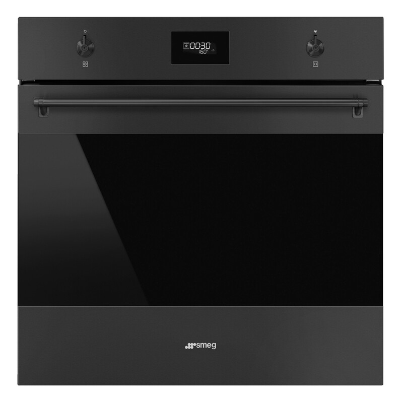 Smeg Electric Oven Classic Galileo Black Matt 60cm