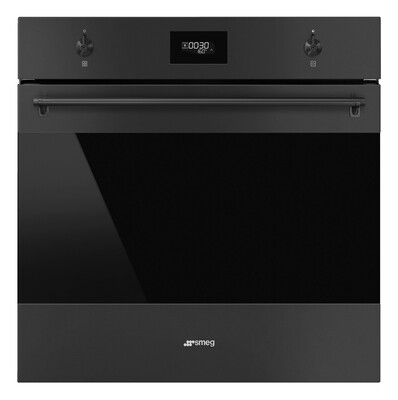 Smeg Electric Oven Classic Galileo Black Matt 60cm