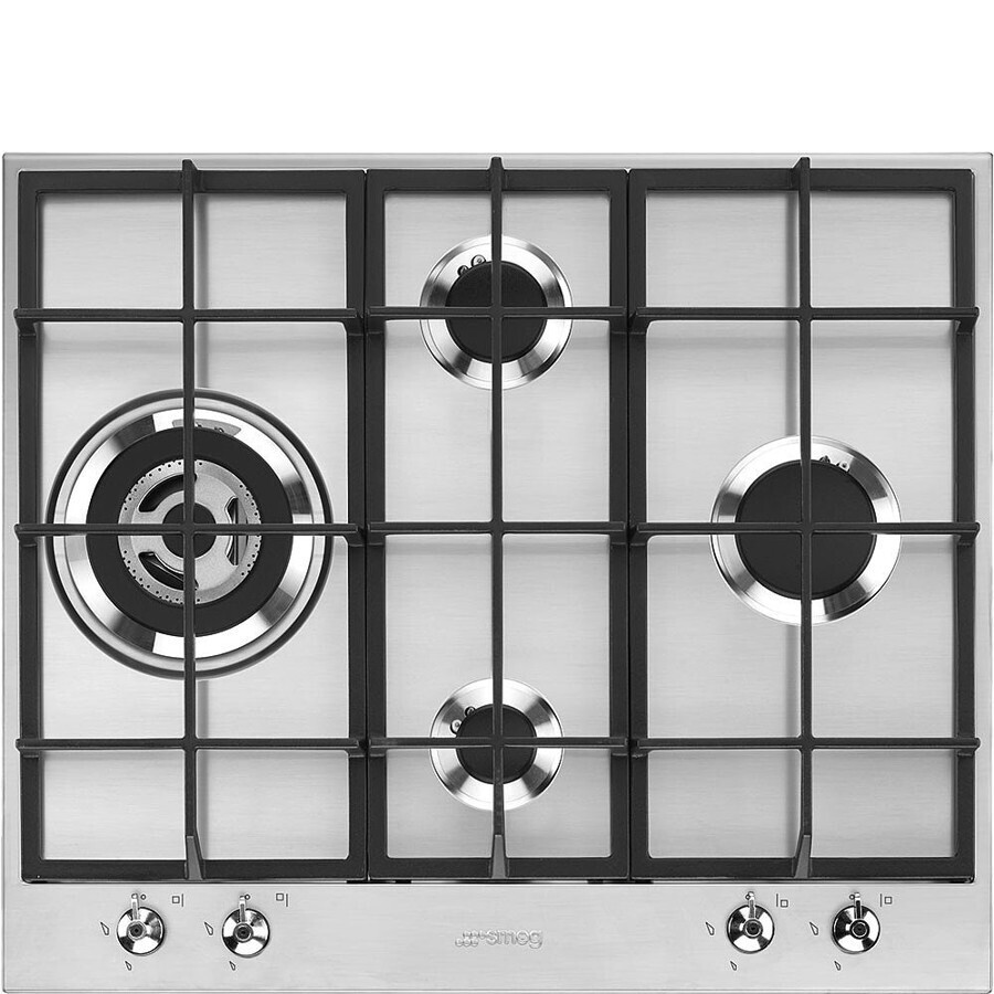 Smeg Gas Hob Stainless Steel 60 cm