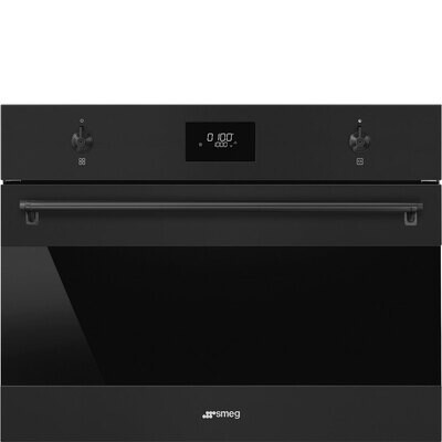 Smeg Microwave + Grill Black Matt 60 cm