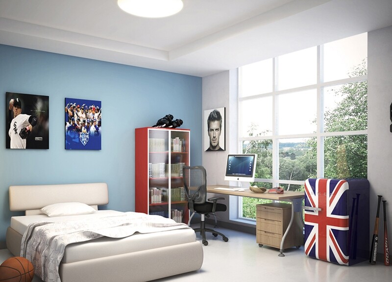Smeg Retro 50s Refrigerator FAB10 Right - Union Jack